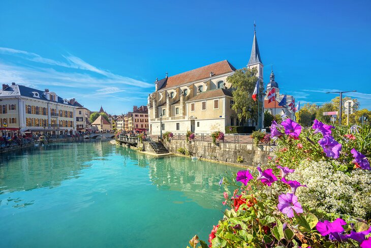 Annecy, France is a popular day trip from Geneva