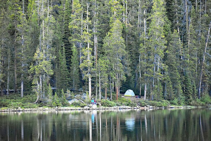 Camping in the Sawtooth National Recreation Area