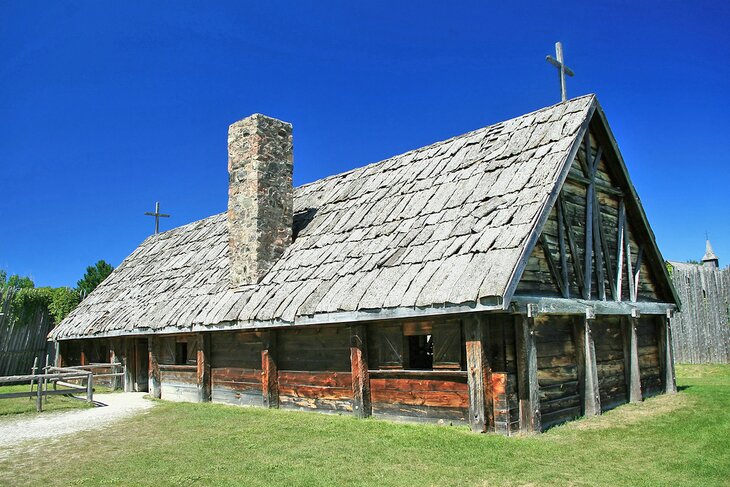 Church at Sainte-Marie among the Hurons