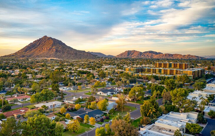 Scottsdale, Arizona at sunset