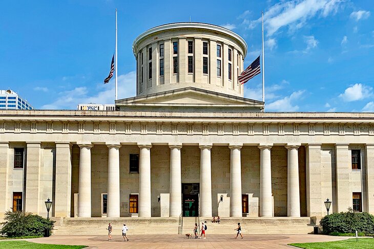Ohio Statehouse in Columbus, Ohio