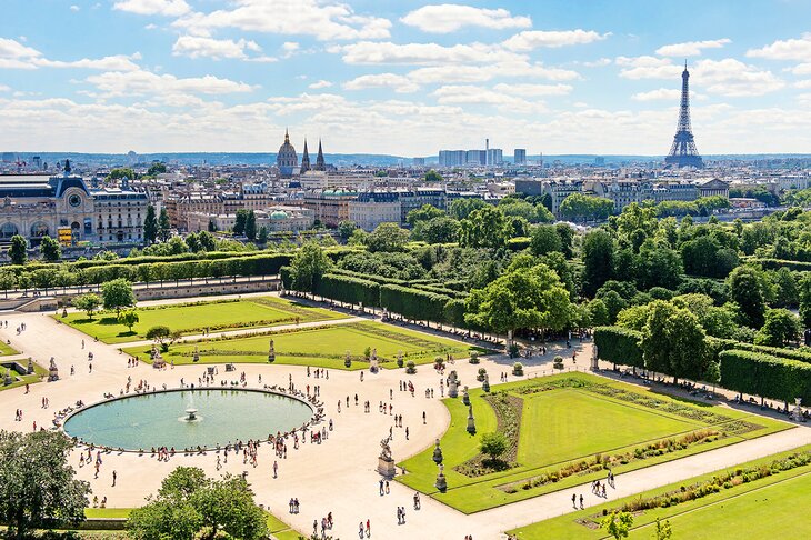 View over Jardin des Tuileries