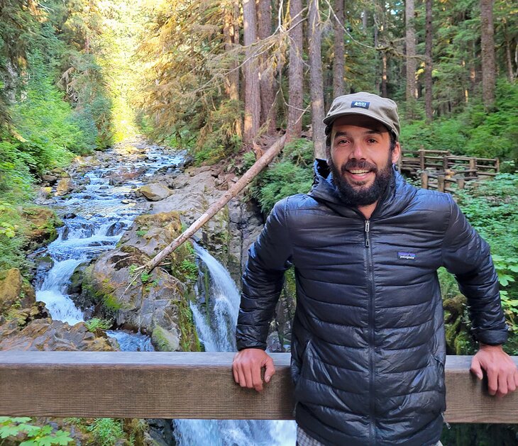 Author Brad Lane in Olympic National Park