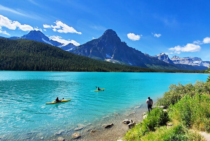 Waterfowl Lake in Banff National Park