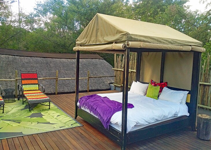 Rooftop bed with the Starbed Suite