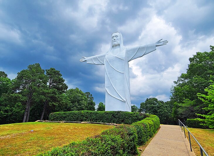 Christ of the Ozarks on Magnetic Mountain
