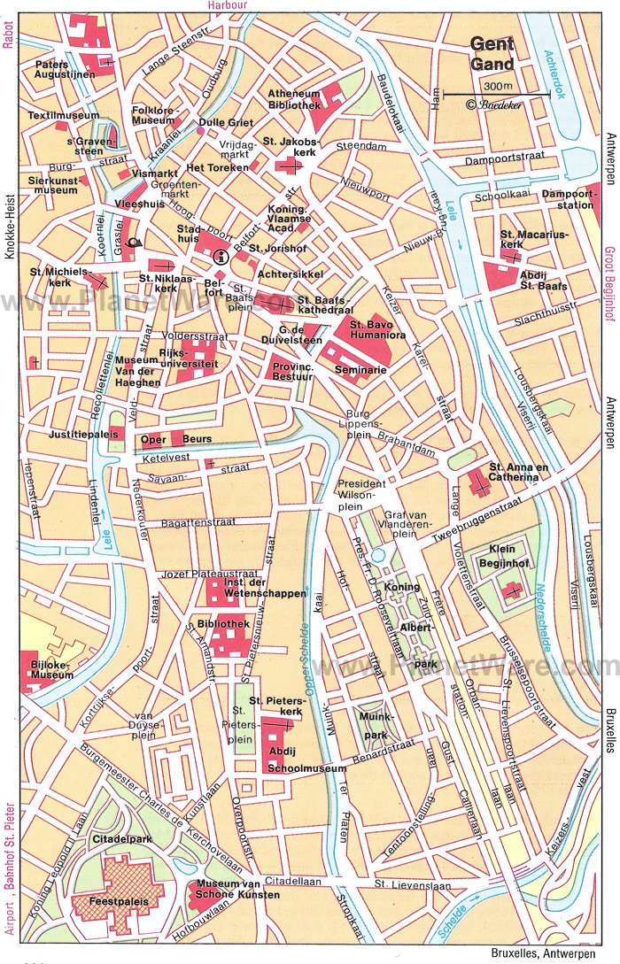 ghent tour map