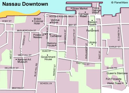 Nassau Downtown - Floor plan map