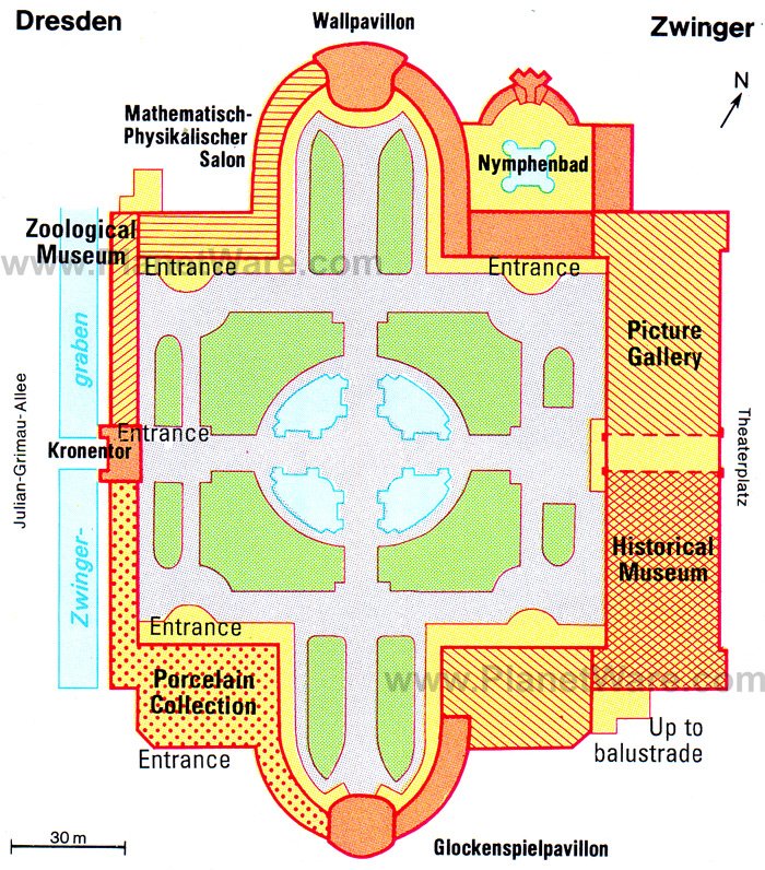 Zwinger - Floor plan map