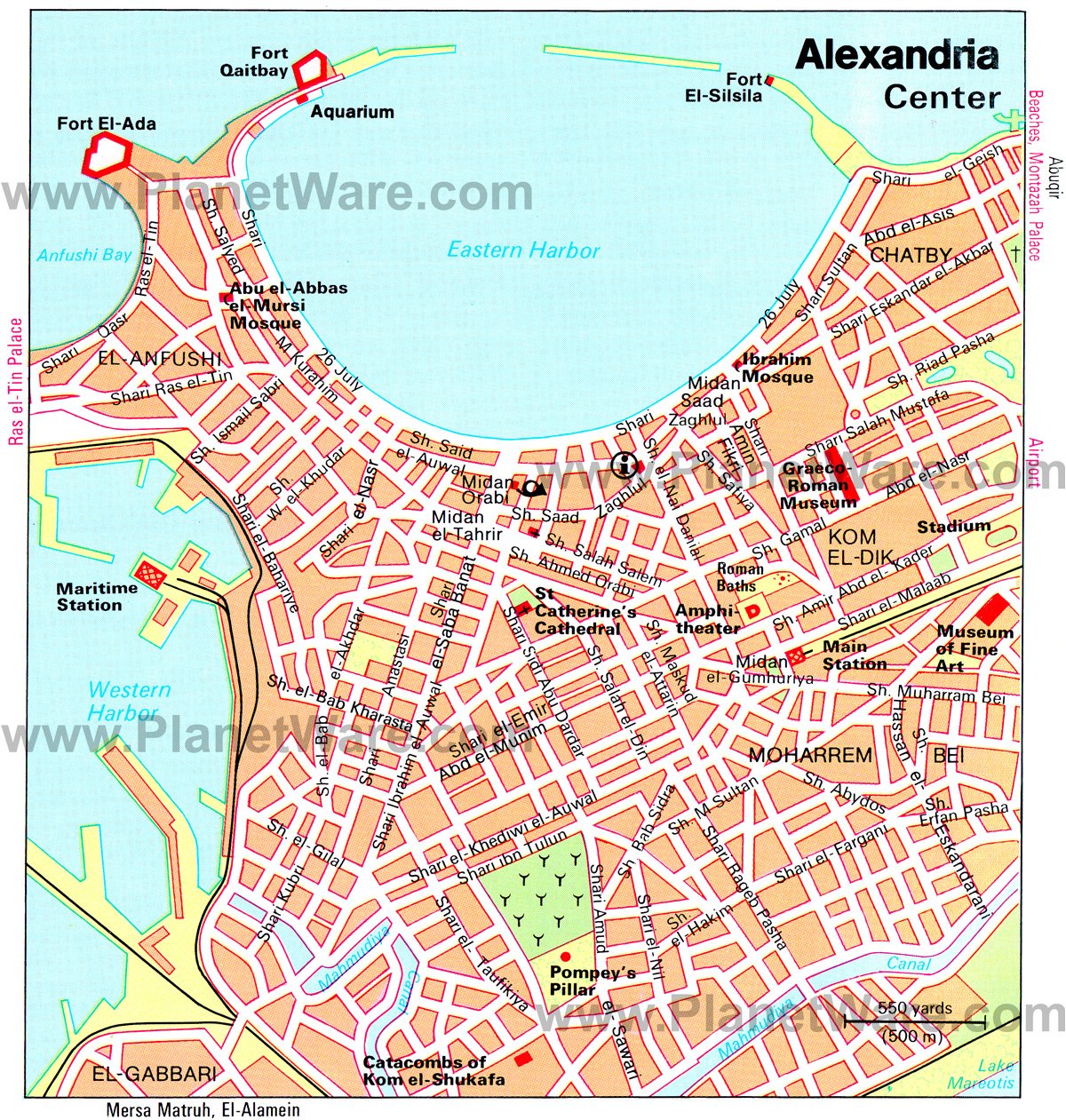 Alexandria Center Map 