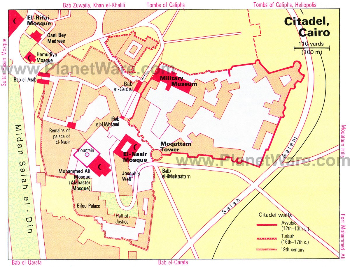 Cairo Citadel - Floor plan map