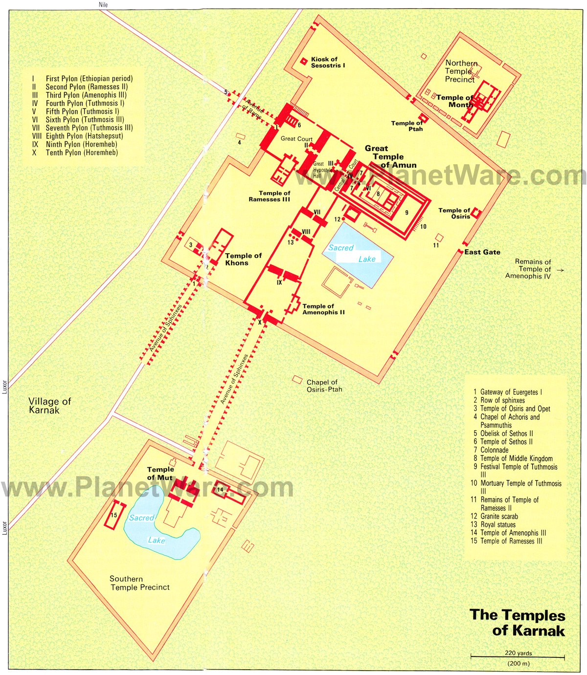 Karnak Map