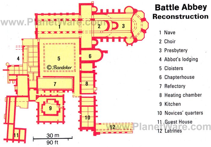 Battle - Battle Abbey Map