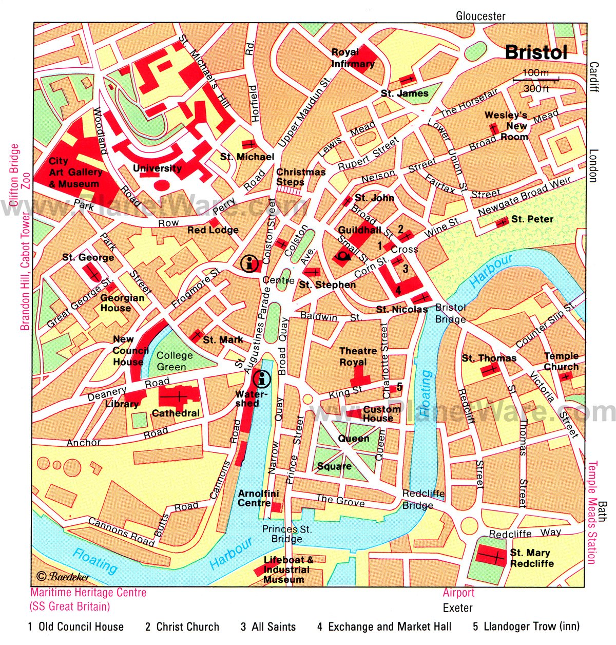 Bristol Street Map Printable