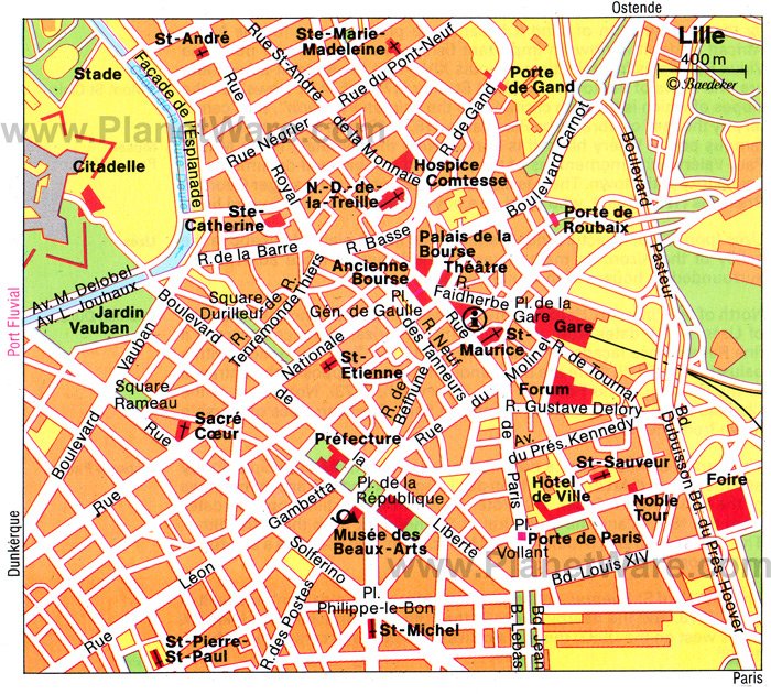 LILLE FRANCE MAP - Recana Masana