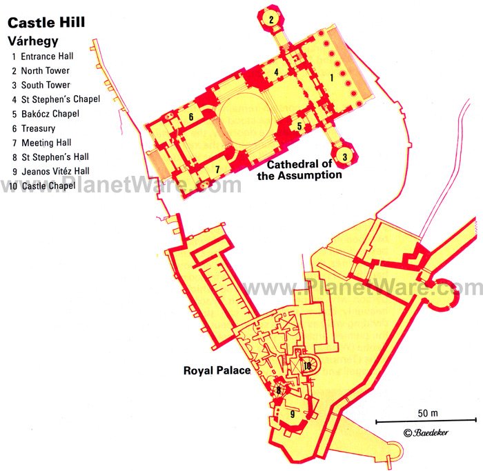 Castle Hill - Varhegy - Floor plan map
