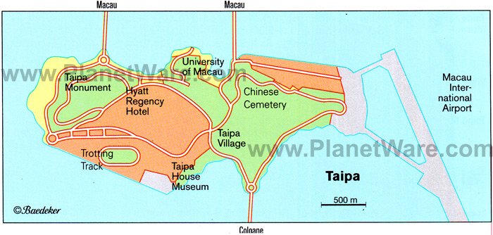 Taipa - Map