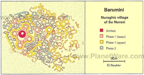 Barumini Map - Tourist Attractions