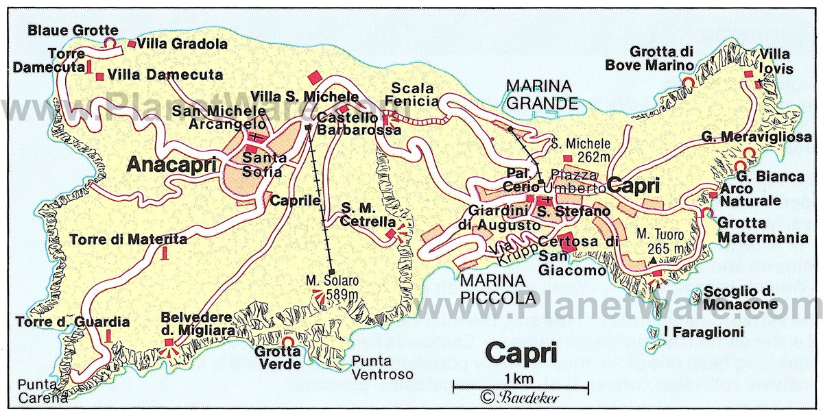 Map Of Capri Italy 13 Top-Rated Attractions & Things To Do In Capri | Planetware