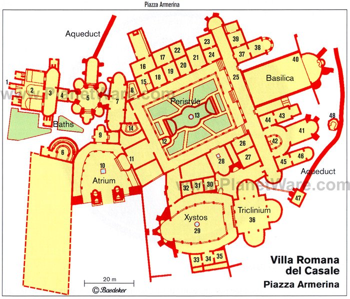 Villa Romana del Casale -Piazza Armerina  (Sicilia, Italia) - Foro Italia