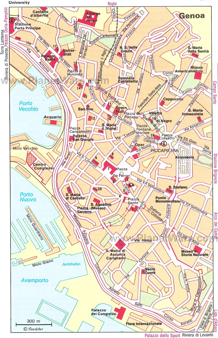 genoa walking tour map pdf