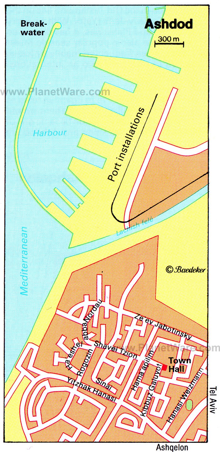 ashdod cruise port map