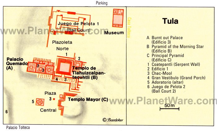 Tula Map - Tourist Attractions