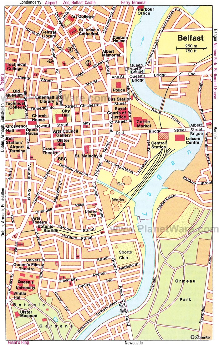 map of belfast city centre street map 14 Top Rated Tourist Attractions In Belfast Planetware map of belfast city centre street map