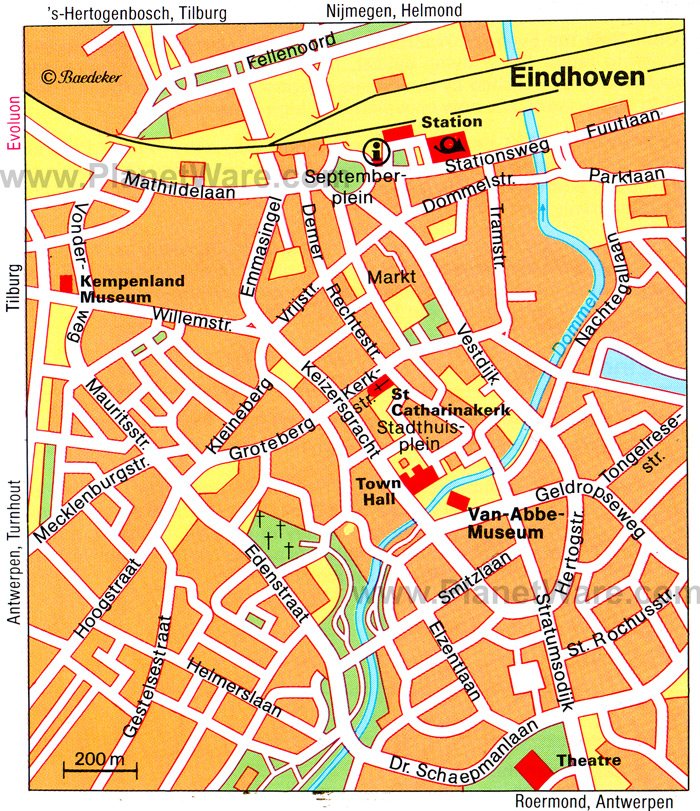 Eindhoven Map - Tourist Attractions