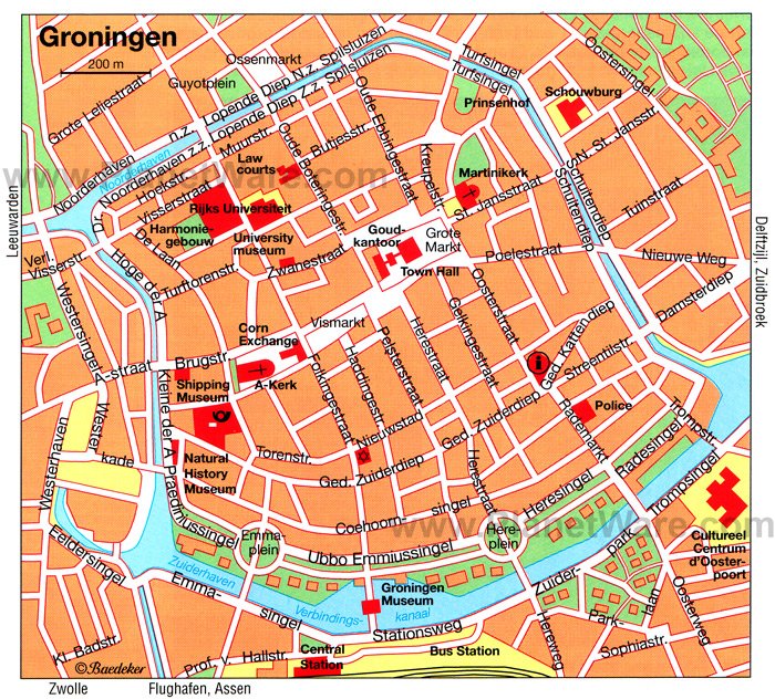 Groningen Map - Tourist Attractions