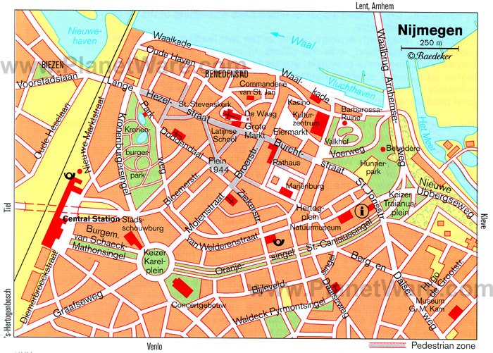 Nijmegen Map - Tourist Attractions