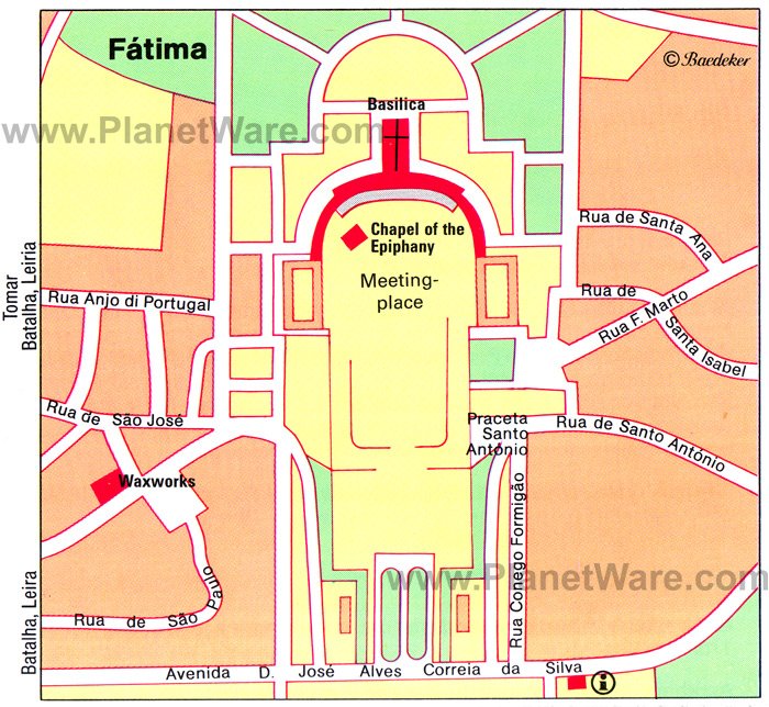 Fatima Map - Tourist Attractions