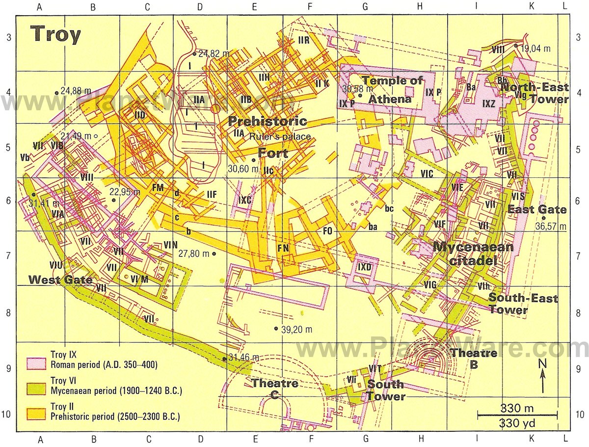 city of troy map