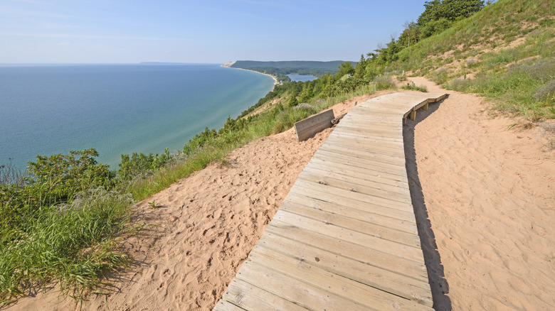 Boardwalk trail at Sleeping Bear Dunes National Lakeshore