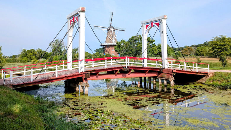 Windmill Island Gardens Dutch Village in Holland, Michigan