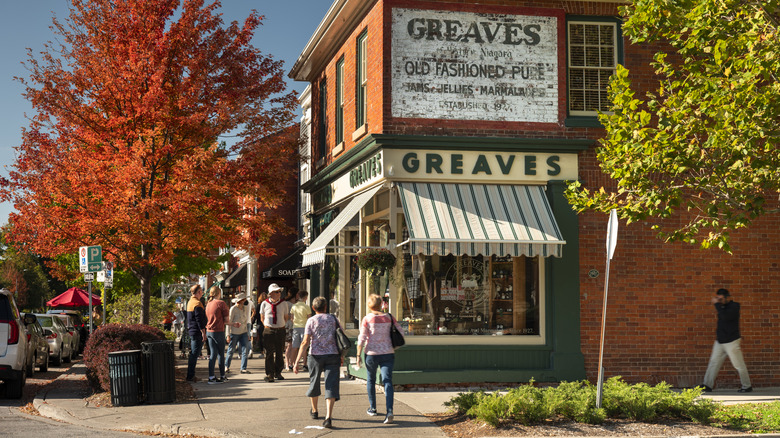 The shopping district in Niagara-on-the-Lake, Canada