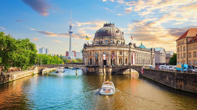 Museum Island in Berlin with the TV Tower in the background