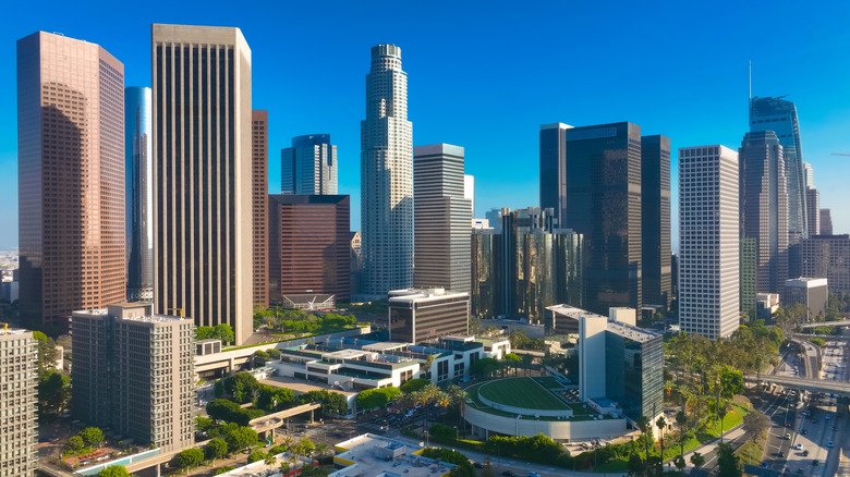 Skyscrapers in downtown Los Angeles