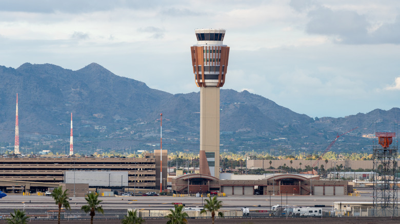 Air Traffic Control tower at Phoenix Sky Harbor International Airport