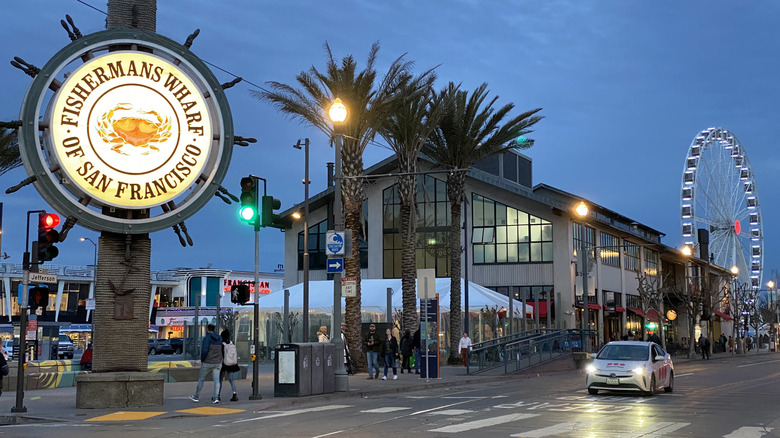 Fisherman's Wharf after sunset