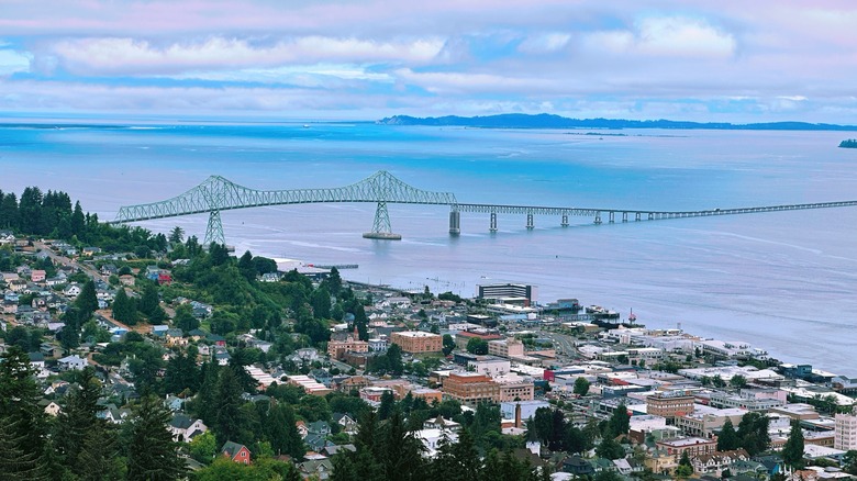 Astoria, Oregon, viewed from the Astoria Column