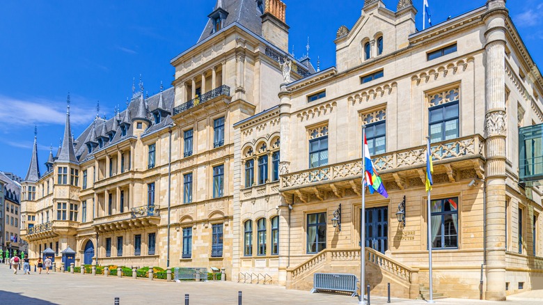 Exterior facade of Grand Ducal Palace