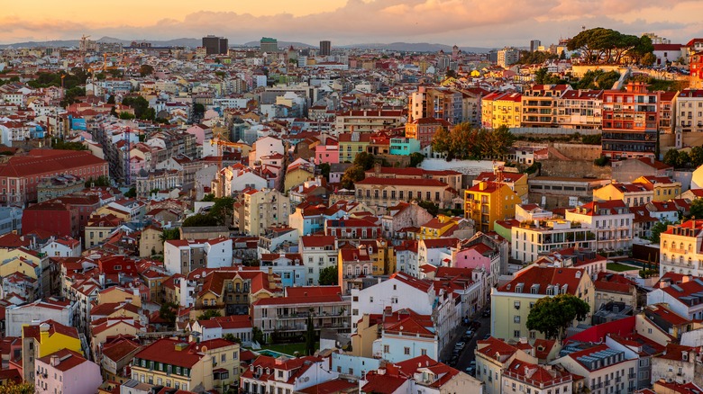 A view of Lisbon from Miradouro da Senhora do Monte