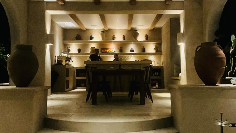 The bar at Casa Renoir, Eumundi, Noosa, Australia