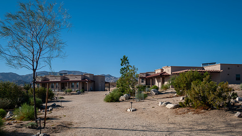 a house in the desert in Twentynine Palms