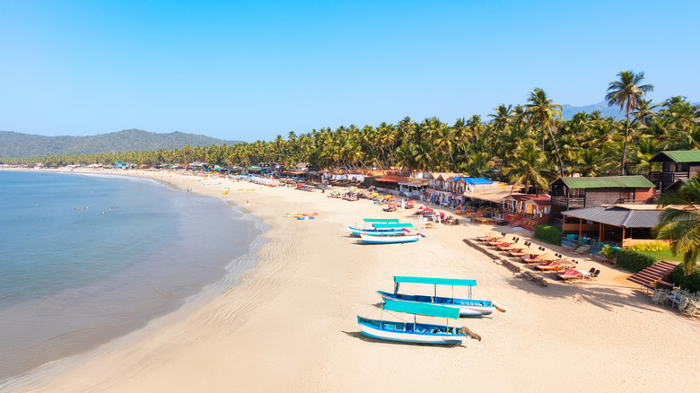 A beautiful beach in Goa, India