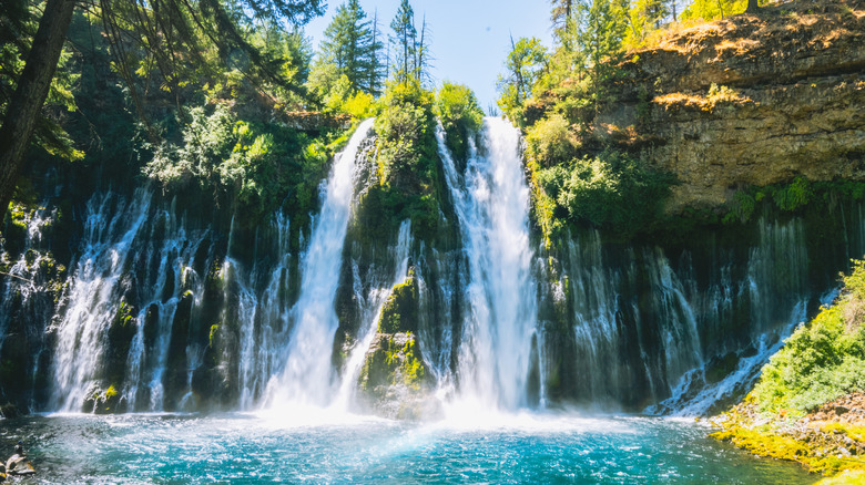 Burney Falls in the McArthur-Burney Falls Memorial State Park in Shasta, California