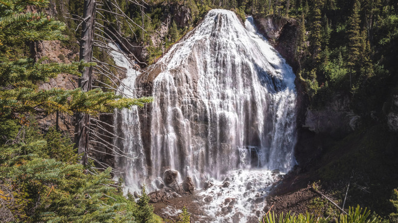 Union Falls in Yellowstone National Park, Wyoming