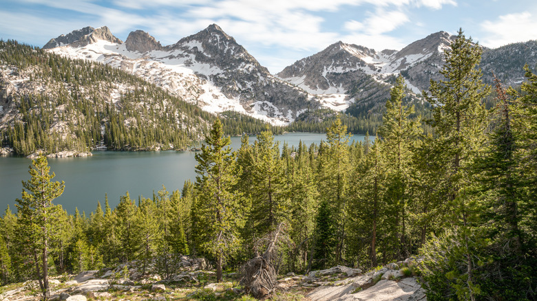 Toxaway Lake in the Sawtooth Mountains of Idaho
