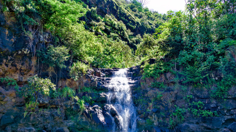 Waimano Falls in Pearl City, Hawaii